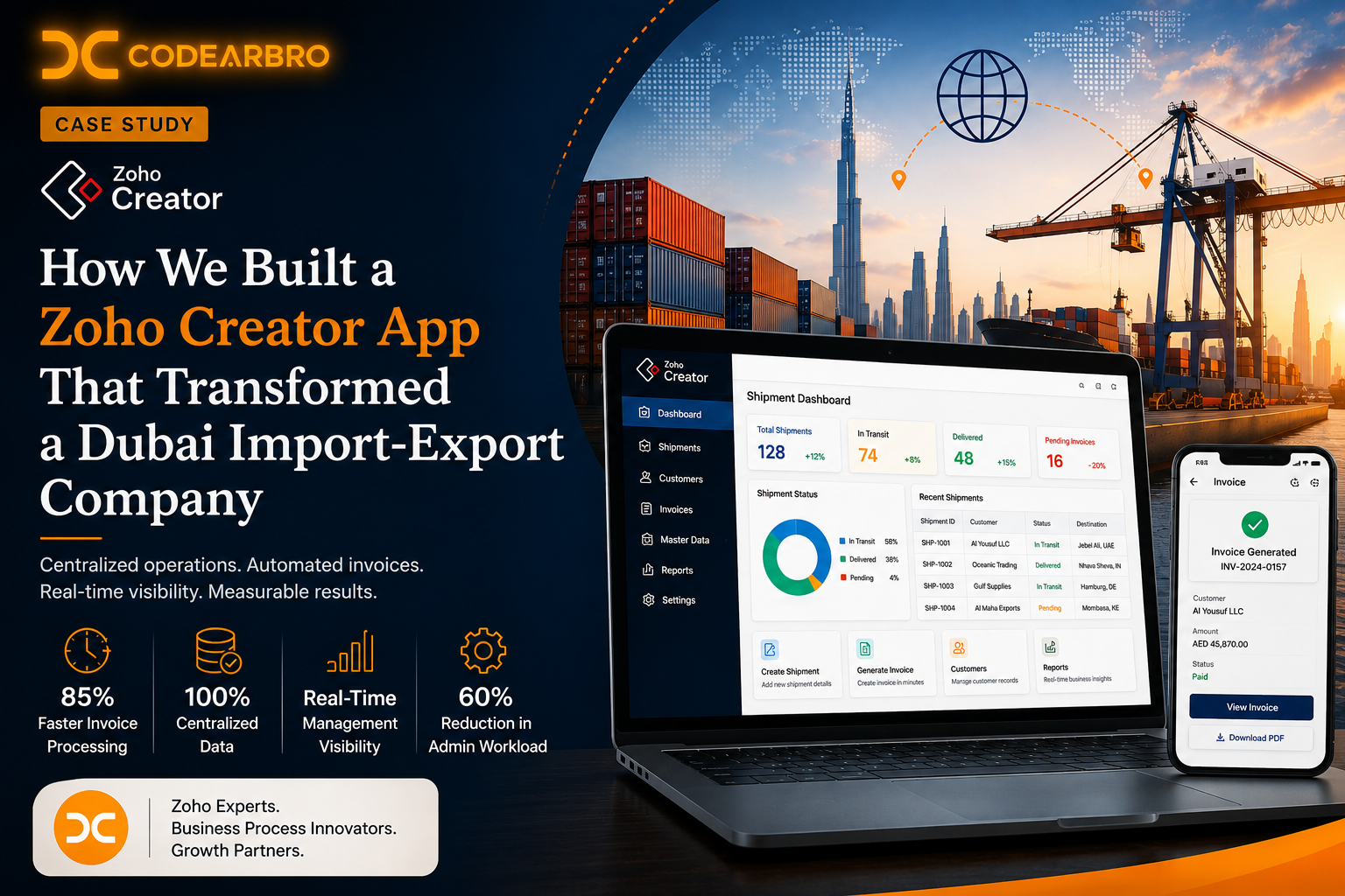 How Codearbro Built a Zoho Creator App for Dubai Import-Export Company
